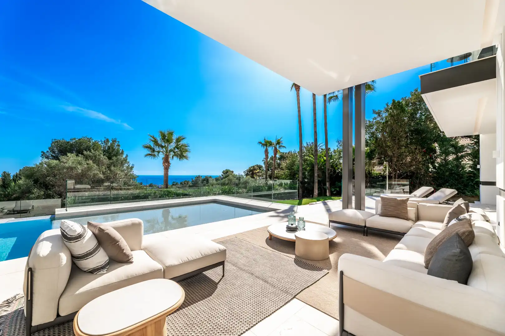 Terraza de Casa o chalet en venta en Marbella con Aire acondicionado, Jardín privado y Terraza
