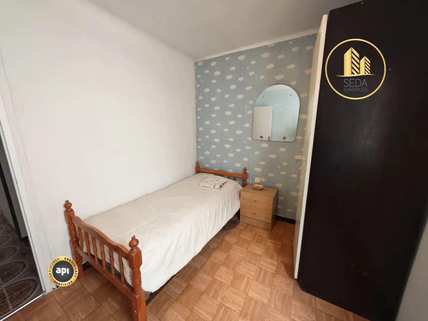 Bedroom of Flat for sale in Terrassa