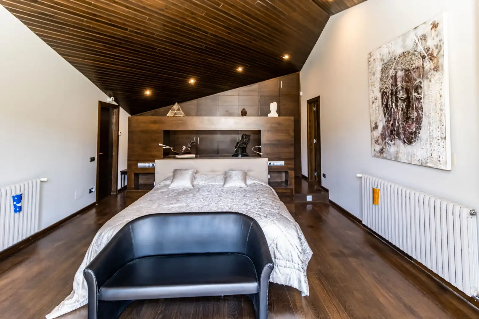 Dormitori de Casa o xalet en venda en Prats i Sansor amb Calefacció, Jardí privat i Parquet