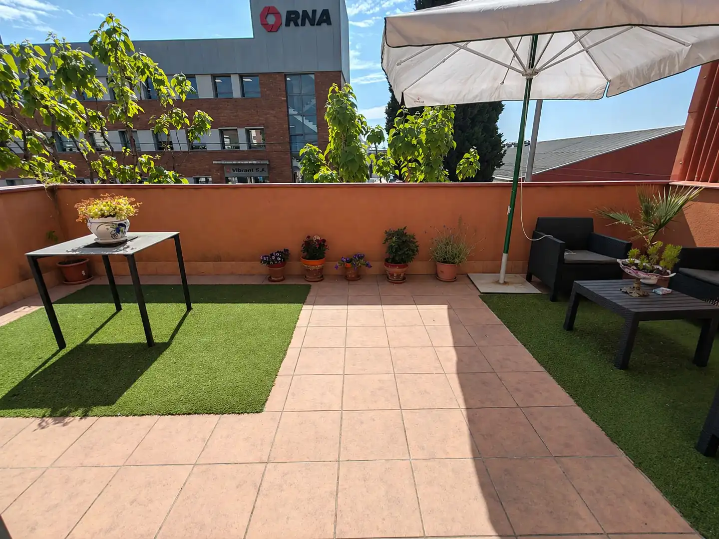 Terrace of Detached homes for sale in Sant Joan Despí  with Air Conditioner, Heating and Parquet flooring