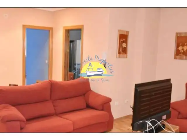 Sala de estar de Casa o chalet en venta en Mazarrón con Jardín privado, Terraza y Piscina