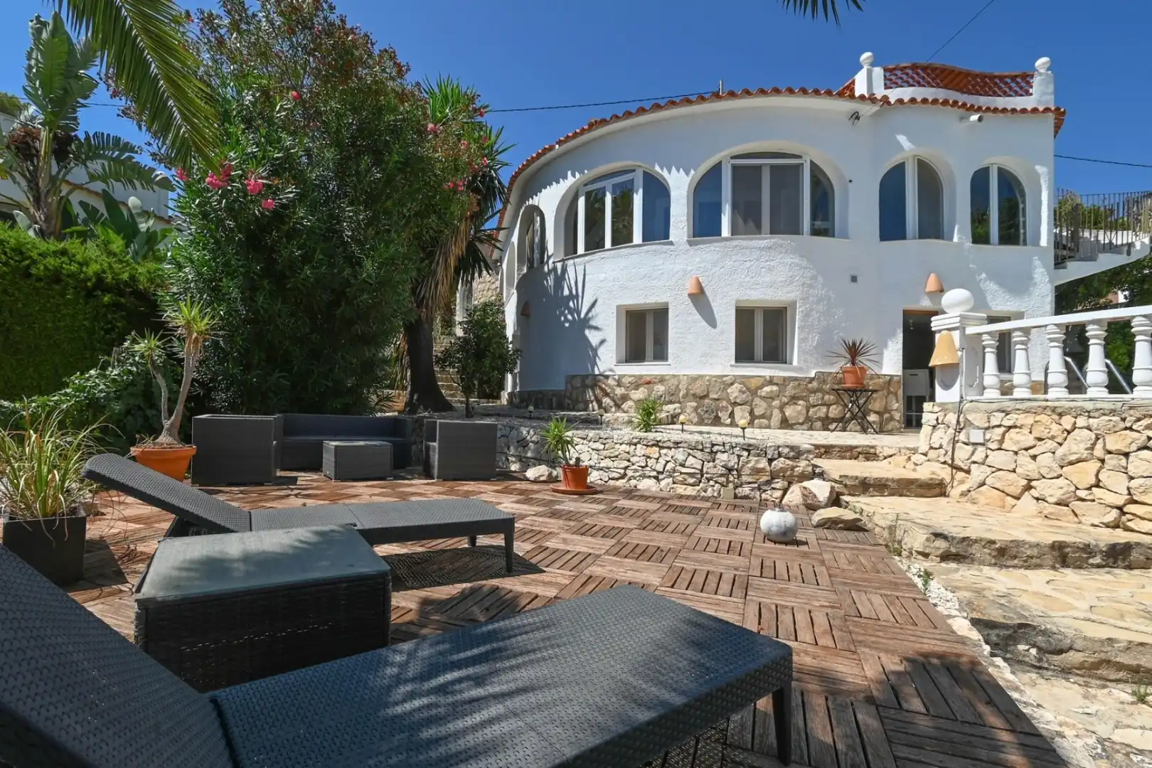 Terrassa de Casa o xalet en venda en Cala Advocat - Baladrar  
