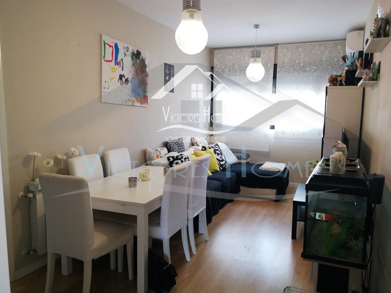 Living room of Flat for sale in  Madrid Capital  with Air Conditioner, Heating and Parquet flooring