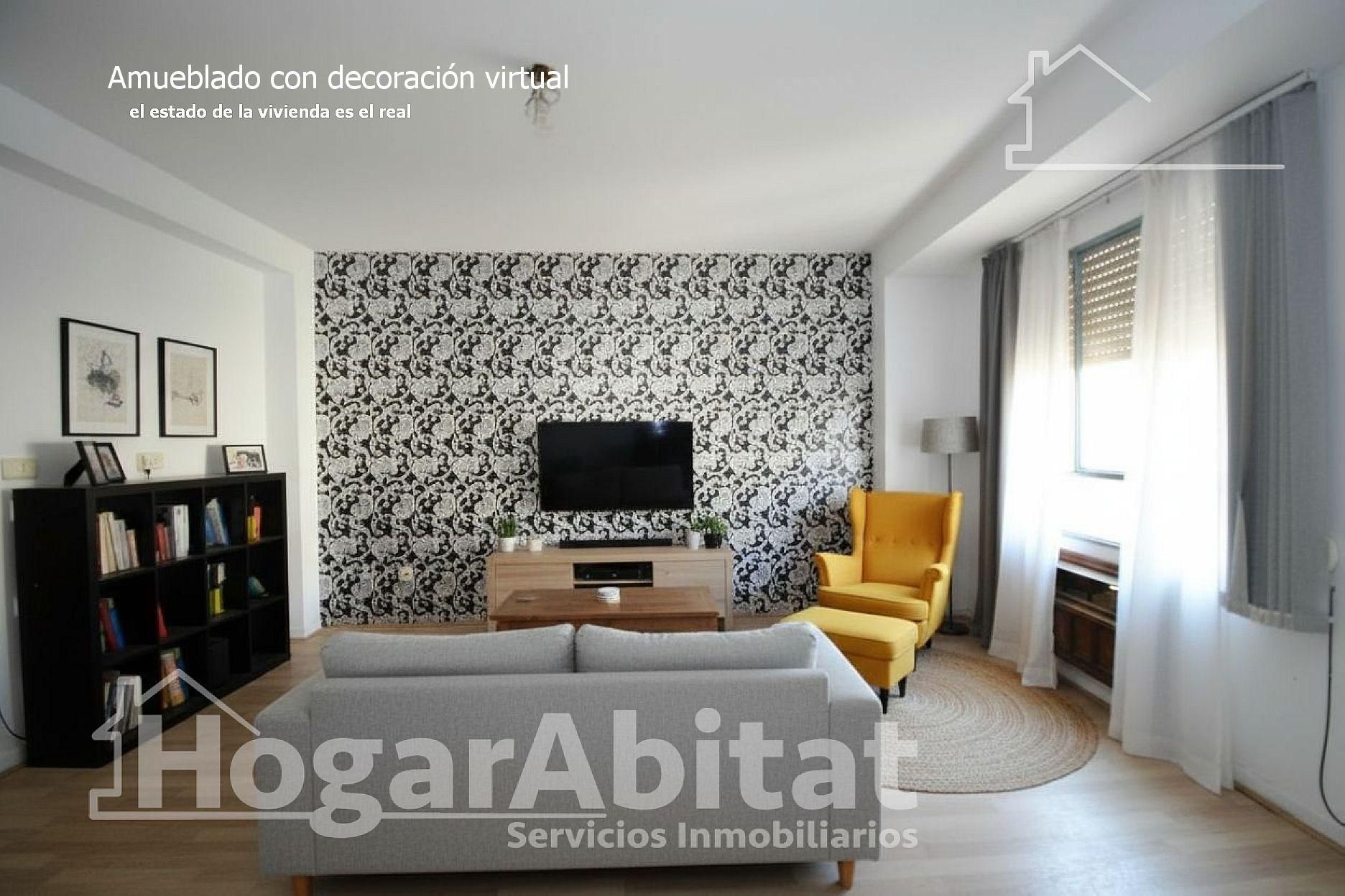 Sala d'estar de Pis en venda en Pego amb Balcó