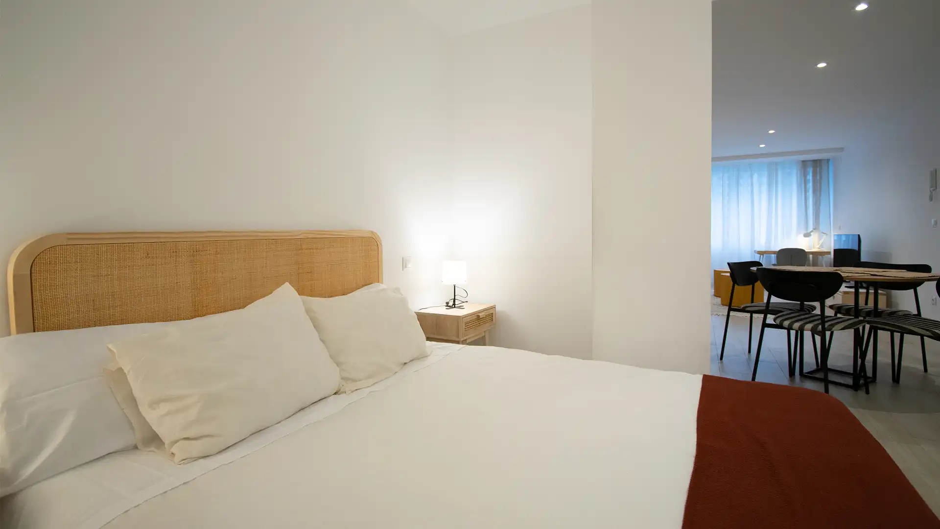 Bedroom of Flat for rent in Madrid  with Heating, Furnished and Oven
