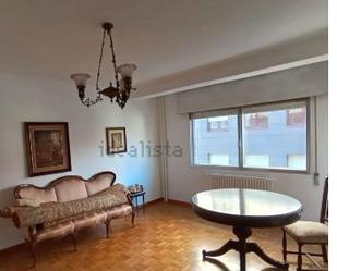 Living room of Flat for sale in A Estrada   with Furnished and Balcony