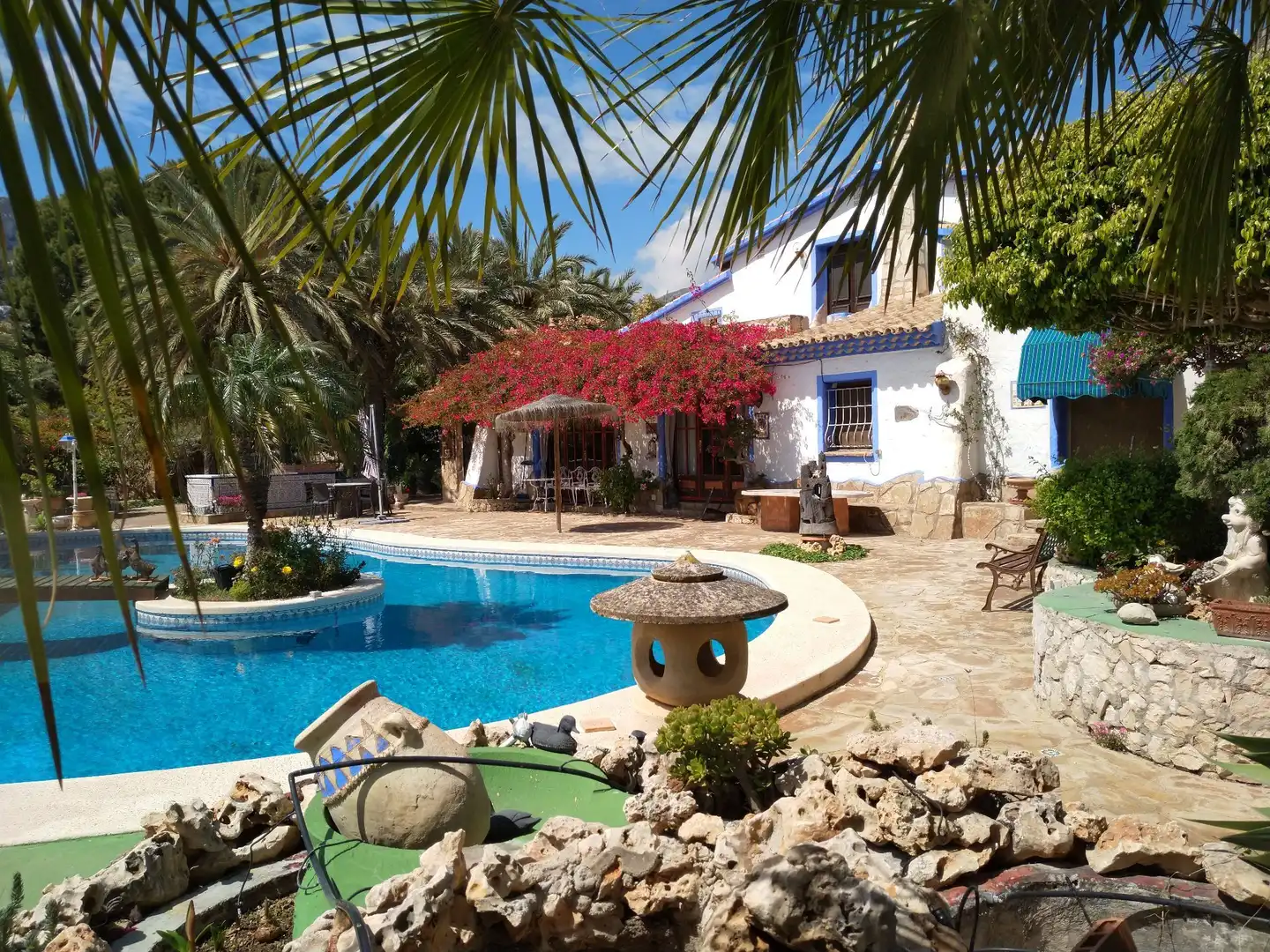 Jardí de Casa o xalet en venda en Calpe / Calp amb Aire condicionat, Jardí privat i Piscina