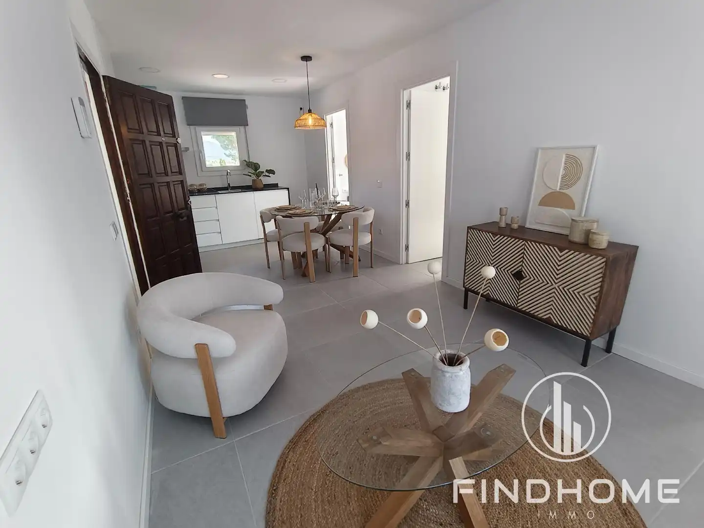 Living room of Flat for sale in Empuriabrava  with Furnished