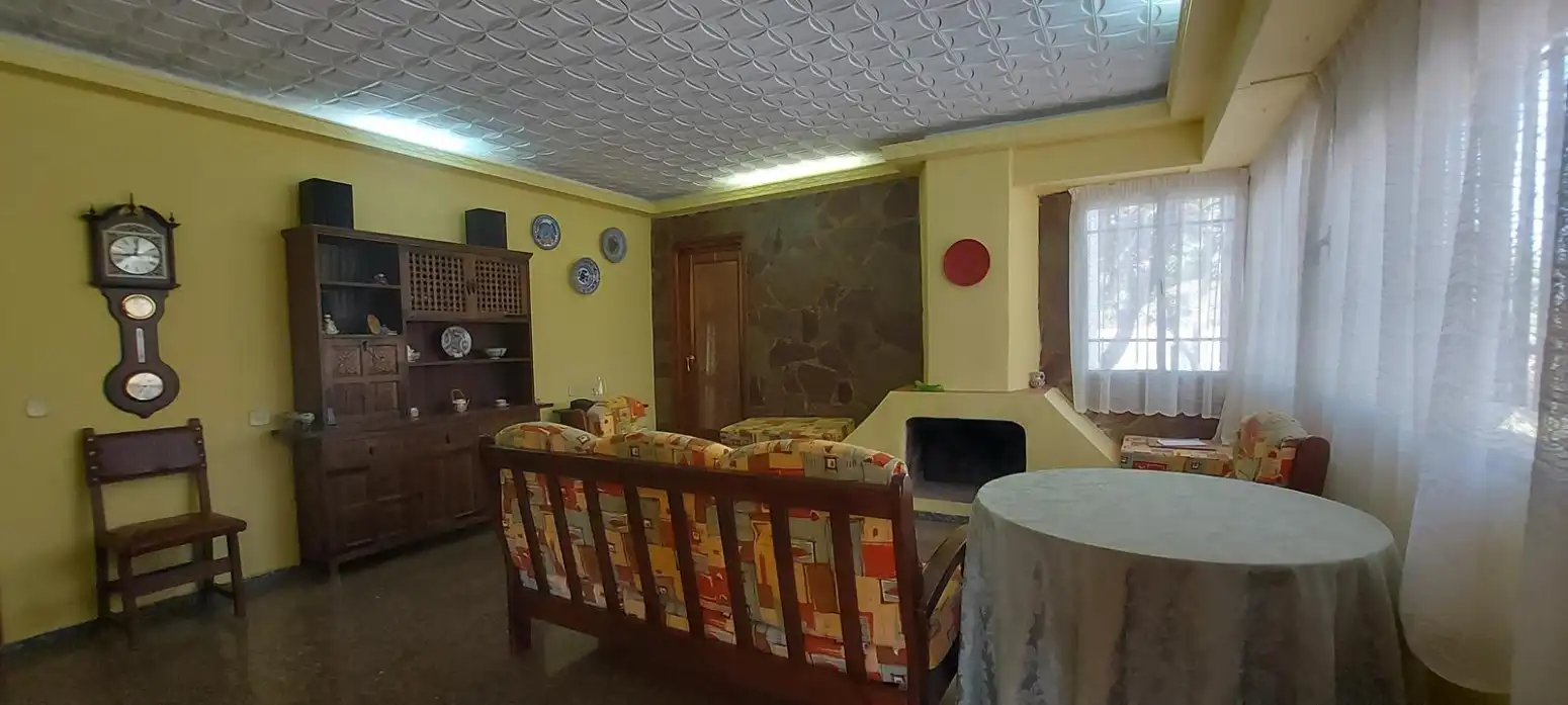 Sala de estar de Casa o chalet en venta en Torres Torres con Jardín privado, Terraza y Piscina
