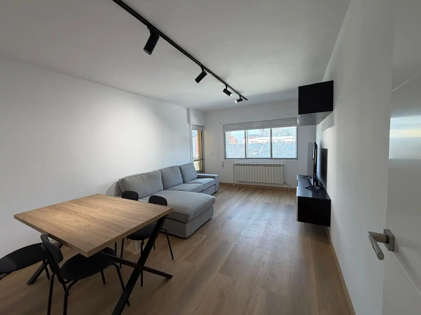 Sala de estar de Piso de alquiler en Lugo con Calefacción, Parquet y Trastero