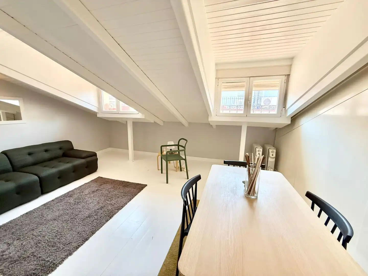 Bedroom of Duplexes for rent in Madrid  with Air Conditioner, Heating and Furnished