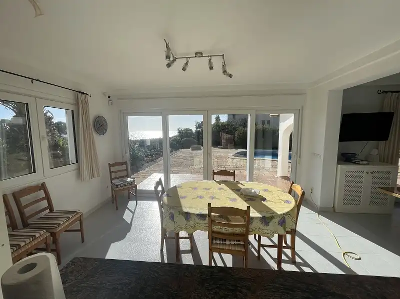 Menjador de Casa o xalet en venda en Llucmajor amb Aire condicionat, Jardí privat i Terrassa