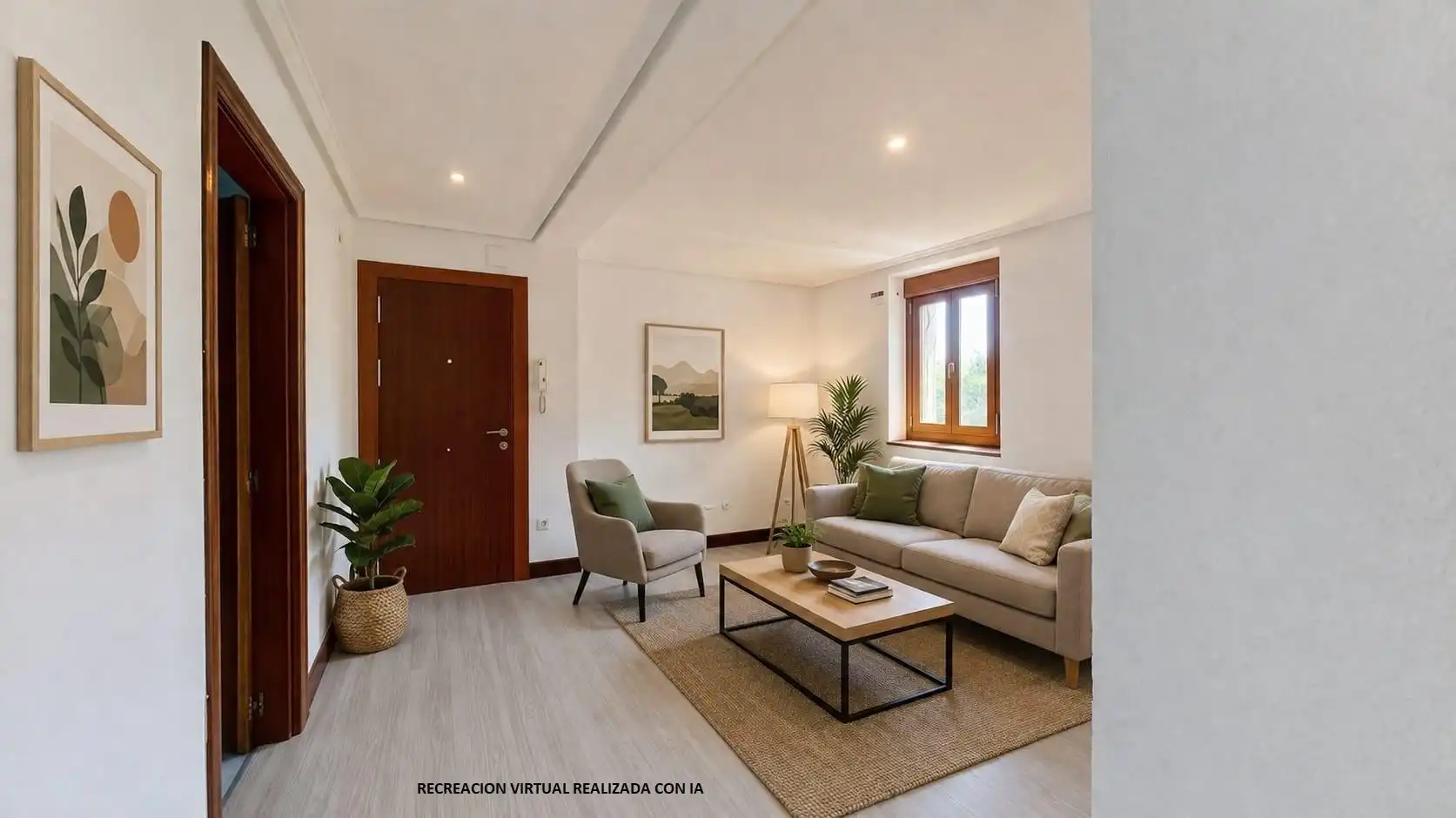 Sala de estar de Piso en venta en Loiu