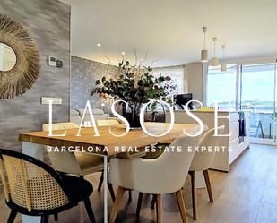 Dining room of Apartment to rent in  Barcelona Capital  with Air Conditioner, Heating and Parquet flooring