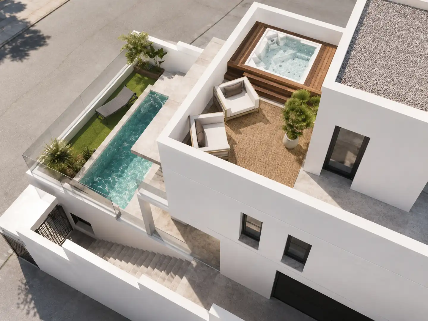 Terrassa de Casa o xalet en venda en Málaga amb Aire condicionat, Jardí privat i Terrassa