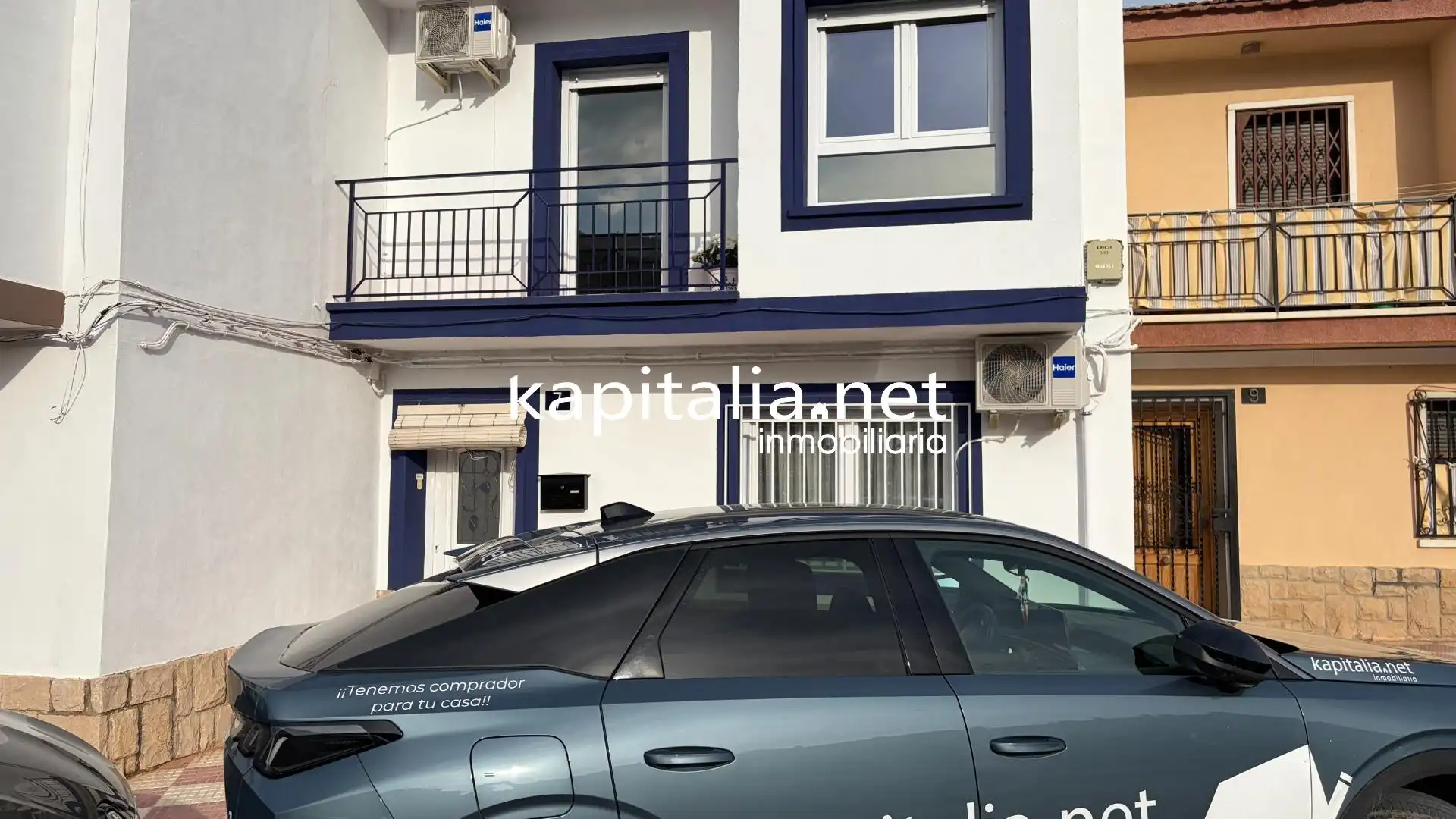Vista exterior de Casa adosada en venta en Cocentaina con Aire acondicionado, Trastero y Amueblado