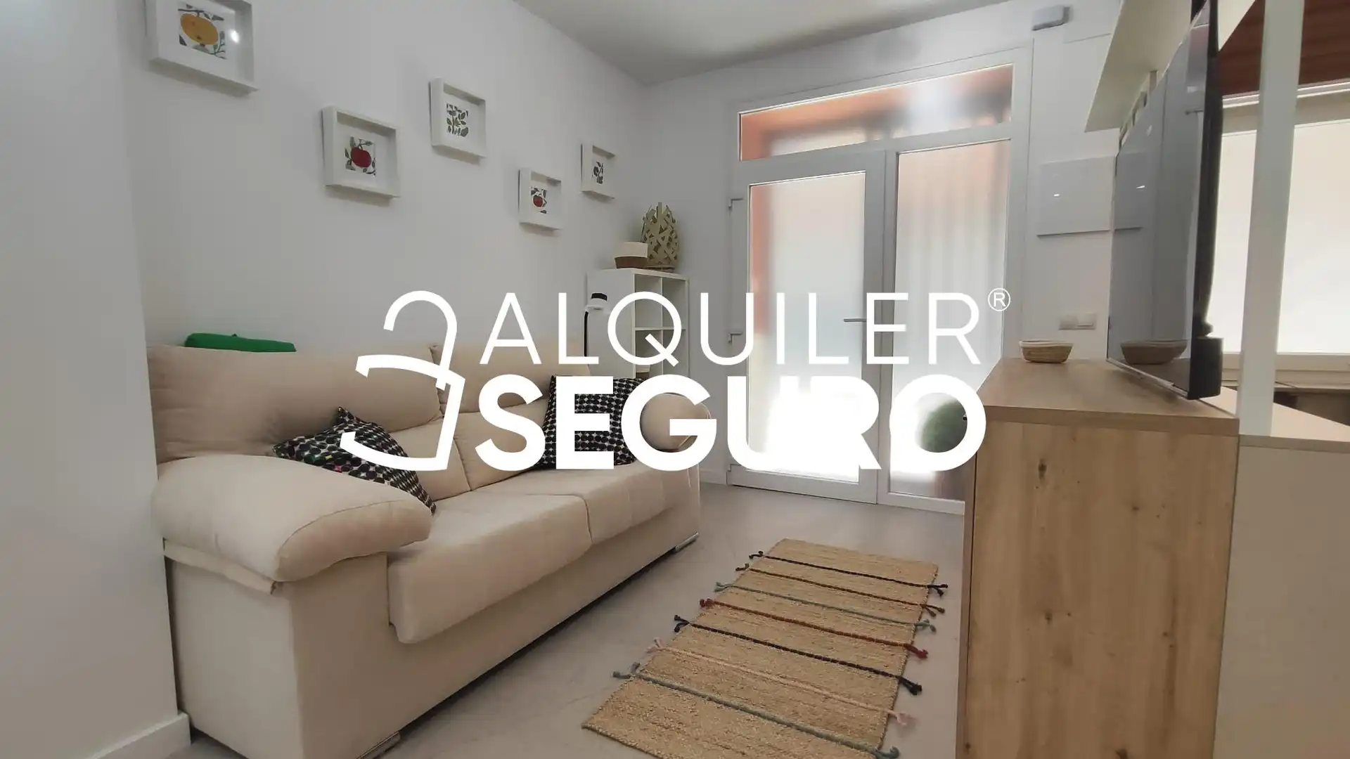 Sala de estar de Estudio de alquiler en Alfafar con Aire acondicionado, Calefacción y Amueblado