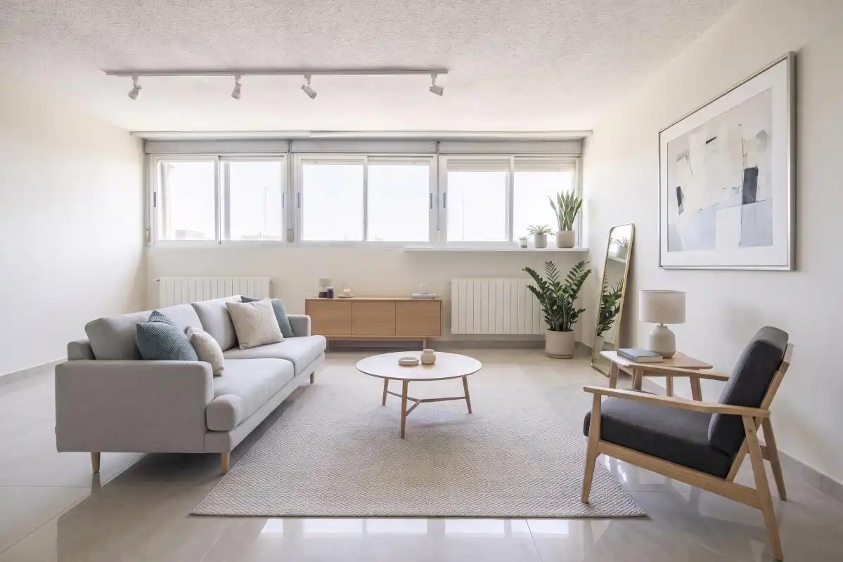 Sala d'estar de Àtic en venda en Madrid amb Aire condicionat, Calefacció i Terrassa