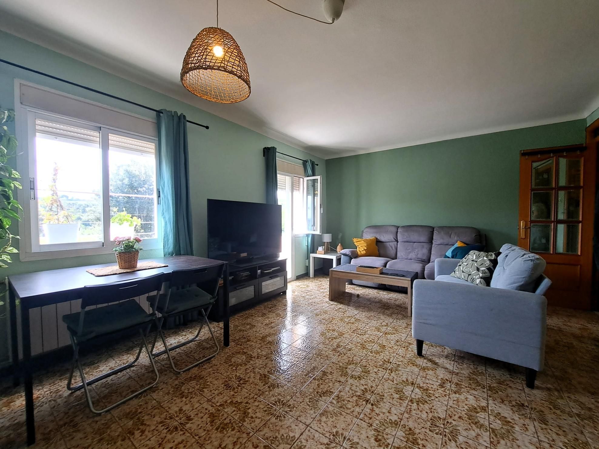 Living room of Flat for sale in Olesa de Montserrat  with Air Conditioner and Heating