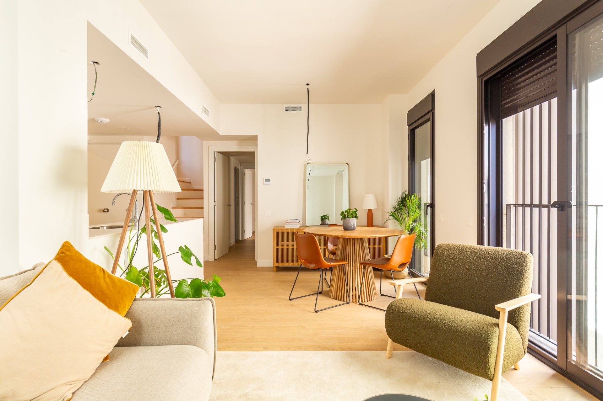 Sala d'estar de Àtic en venda en Vilanova i la Geltrú amb Aire condicionat, Calefacció i Terrassa