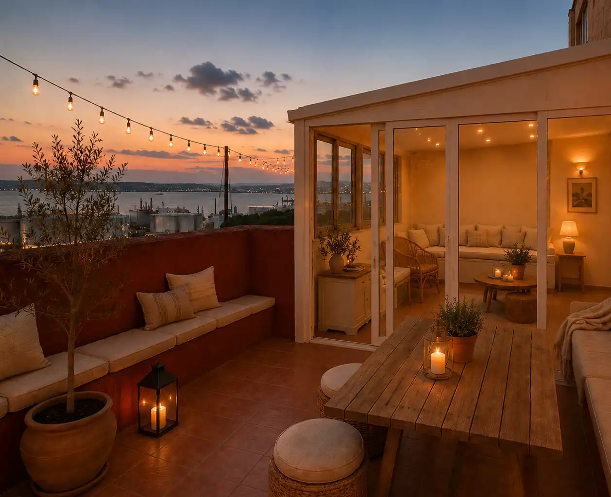 Terraza de Piso en venta en A Coruña Capital  con Terraza y Amueblado