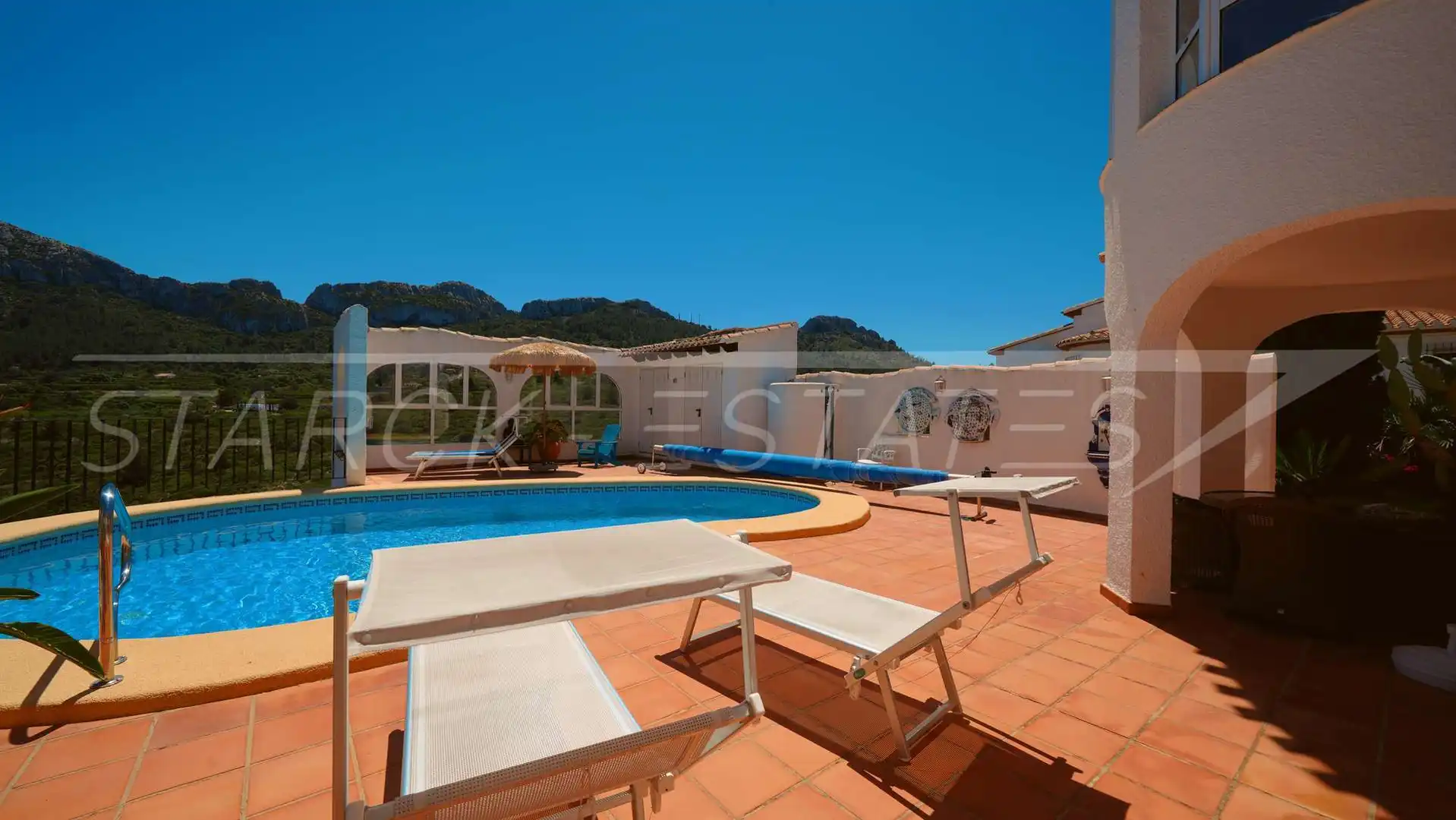 Terraza de Casa o chalet en venta en La Vall d'Ebo con Aire acondicionado, Jardín privado y Piscina
