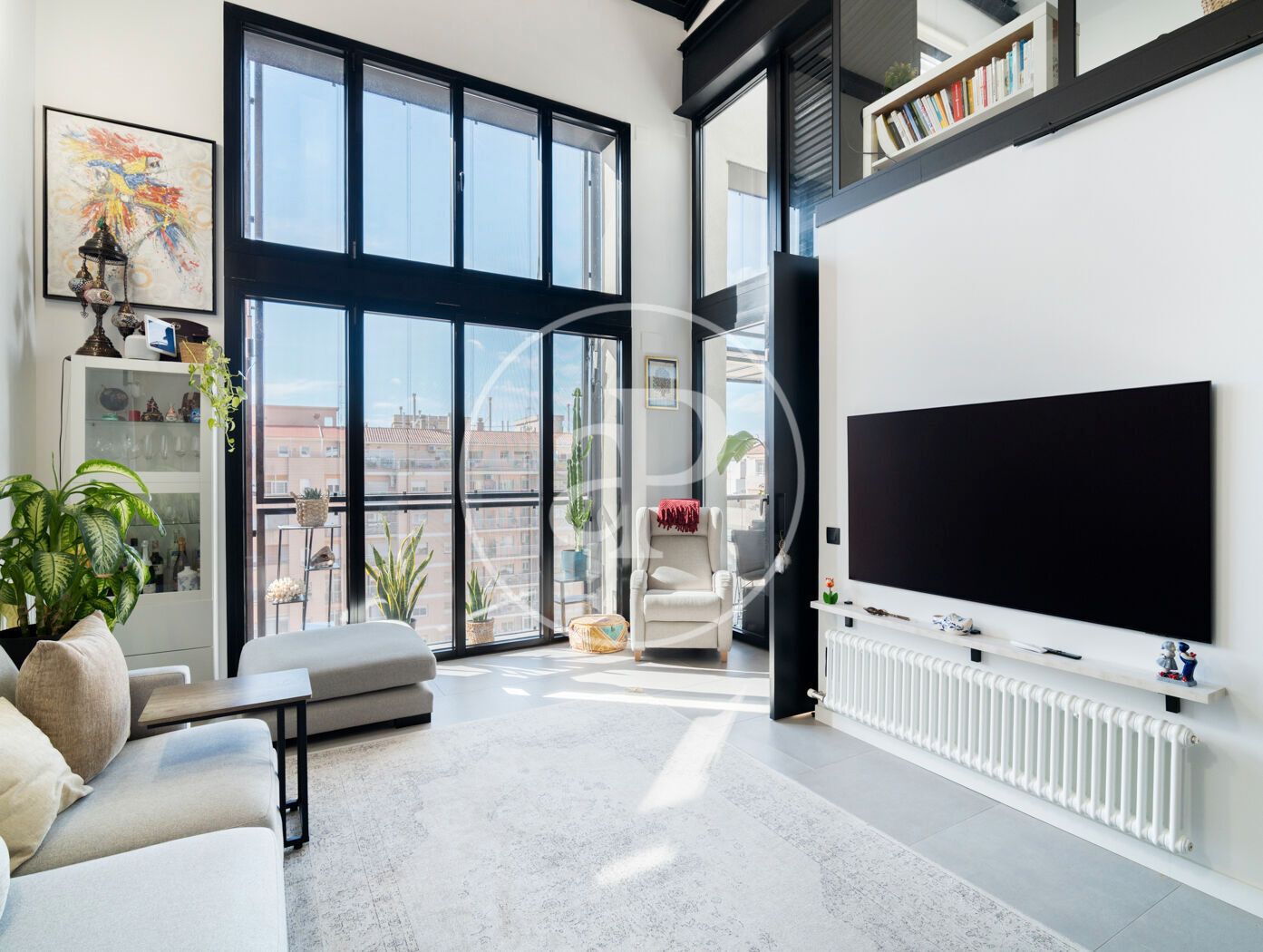 Sala d'estar de Pis en venda en  Barcelona Capital amb Aire condicionat, Calefacció i Traster