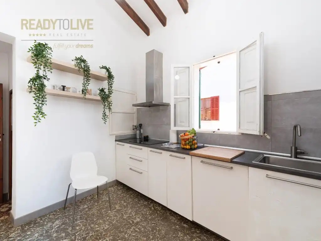 Cocina de Casa o chalet de alquiler en Alcúdia con Terraza, Amueblado y Microondas