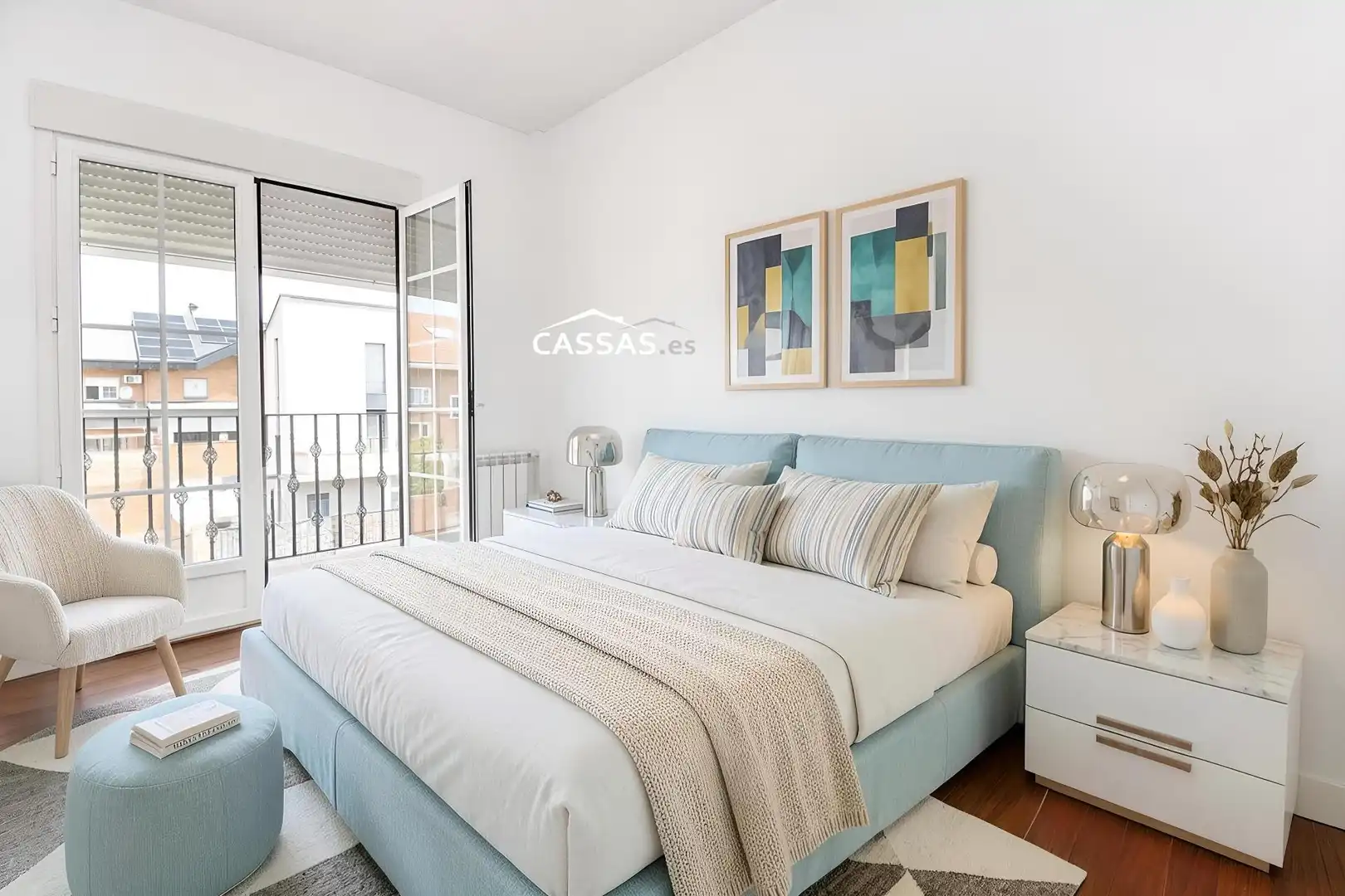 Bedroom of Detached homes for sale in Torrejón de Ardoz  with Air Conditioner, Heating and Parquet flooring