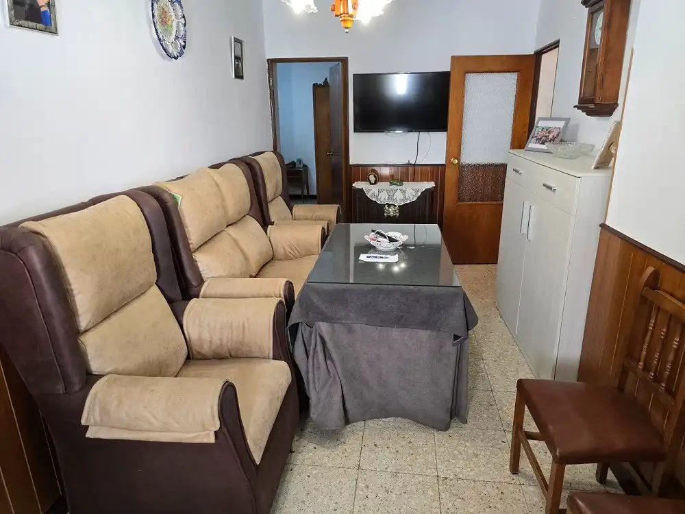Sala de estar de Casa o chalet en venta en Brozas con Terraza, Trastero y Amueblado