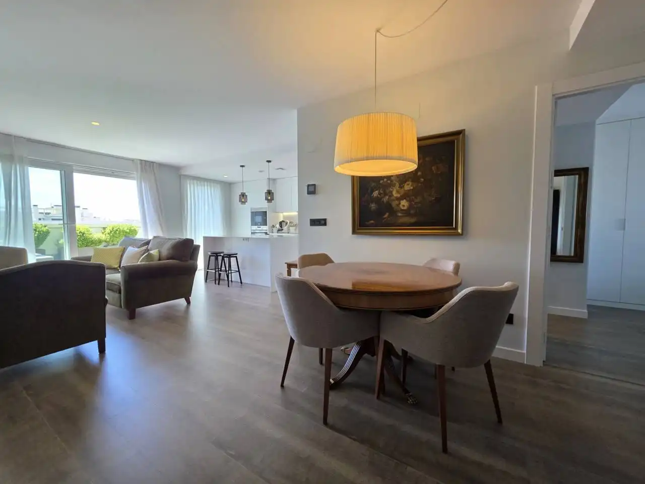 Dining room of Attic for sale in Zaragoza  with Air Conditioner, Heating and Parquet flooring
