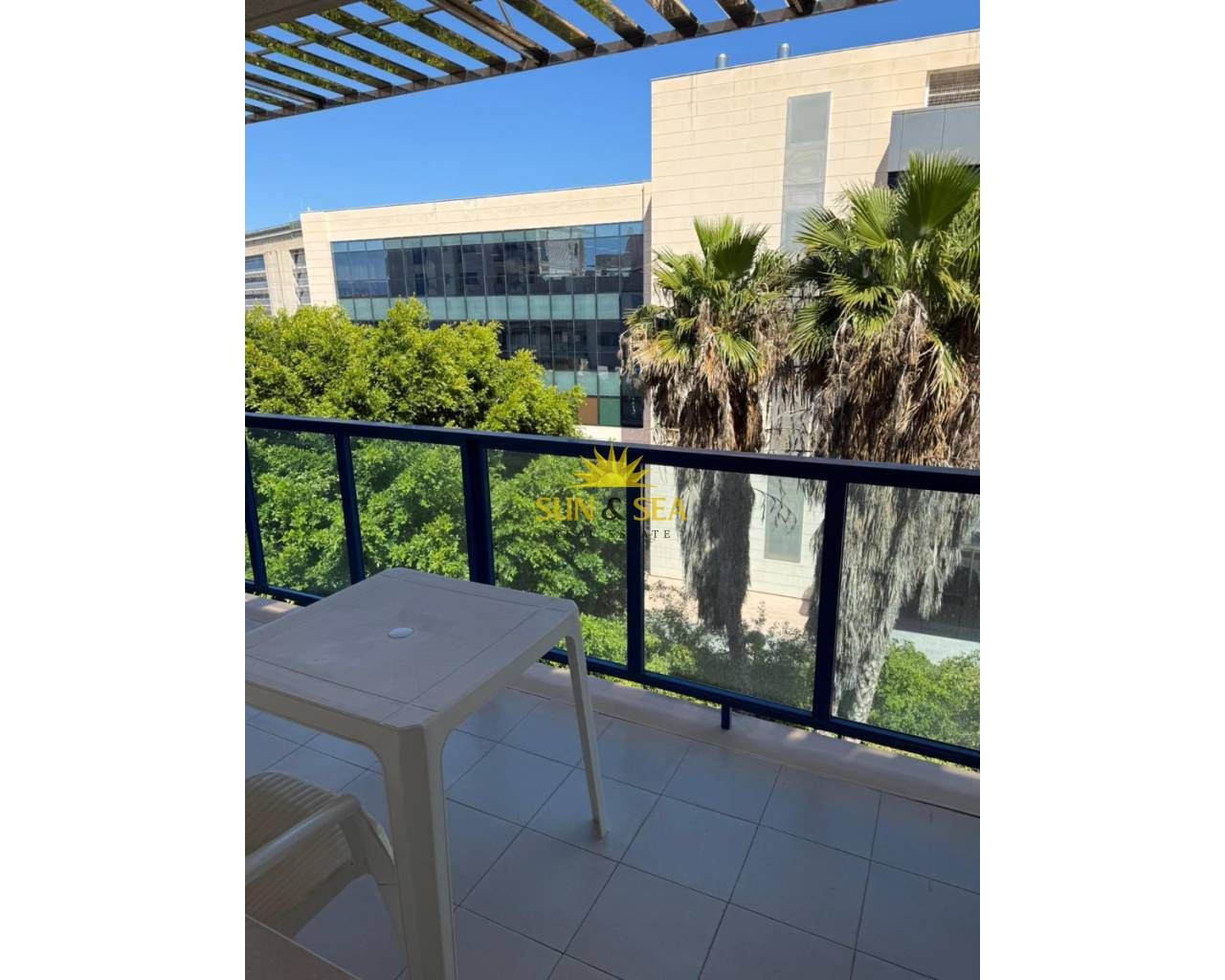 Balcony of Apartment to rent in Alicante / Alacant  with Air Conditioner, Heating and Furnished