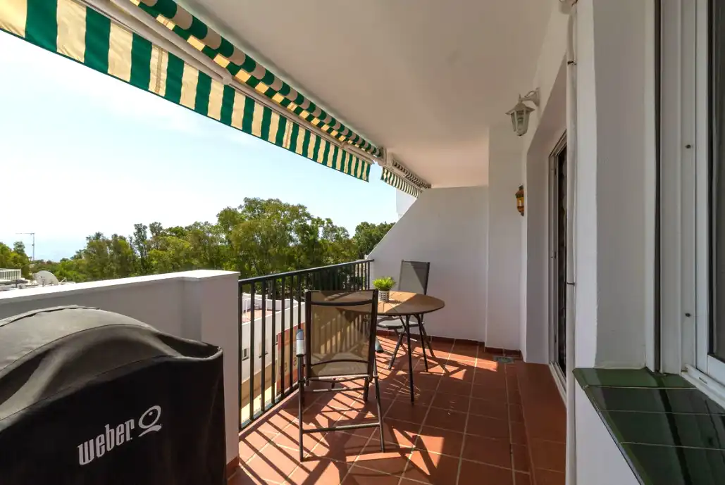 Terrassa de Apartament en venda en Mijas amb Aire condicionat, Terrassa i Moblat