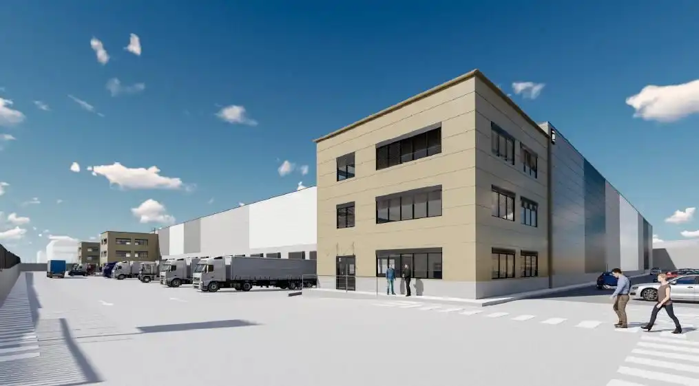Exterior view of Industrial buildings for rent in Zaragoza