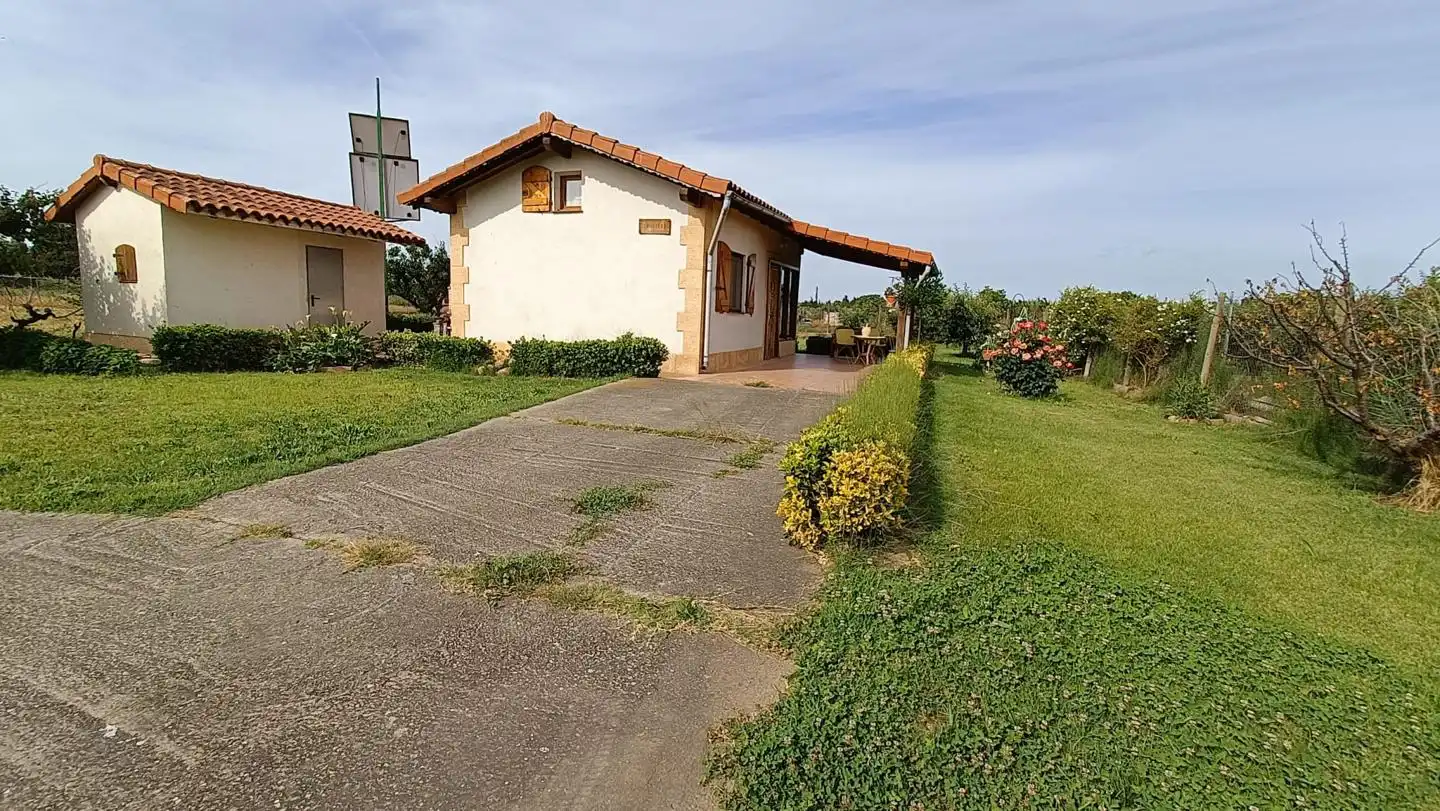 Vista exterior de Finca rústica en venta en Corella con Jardín privado y Terraza