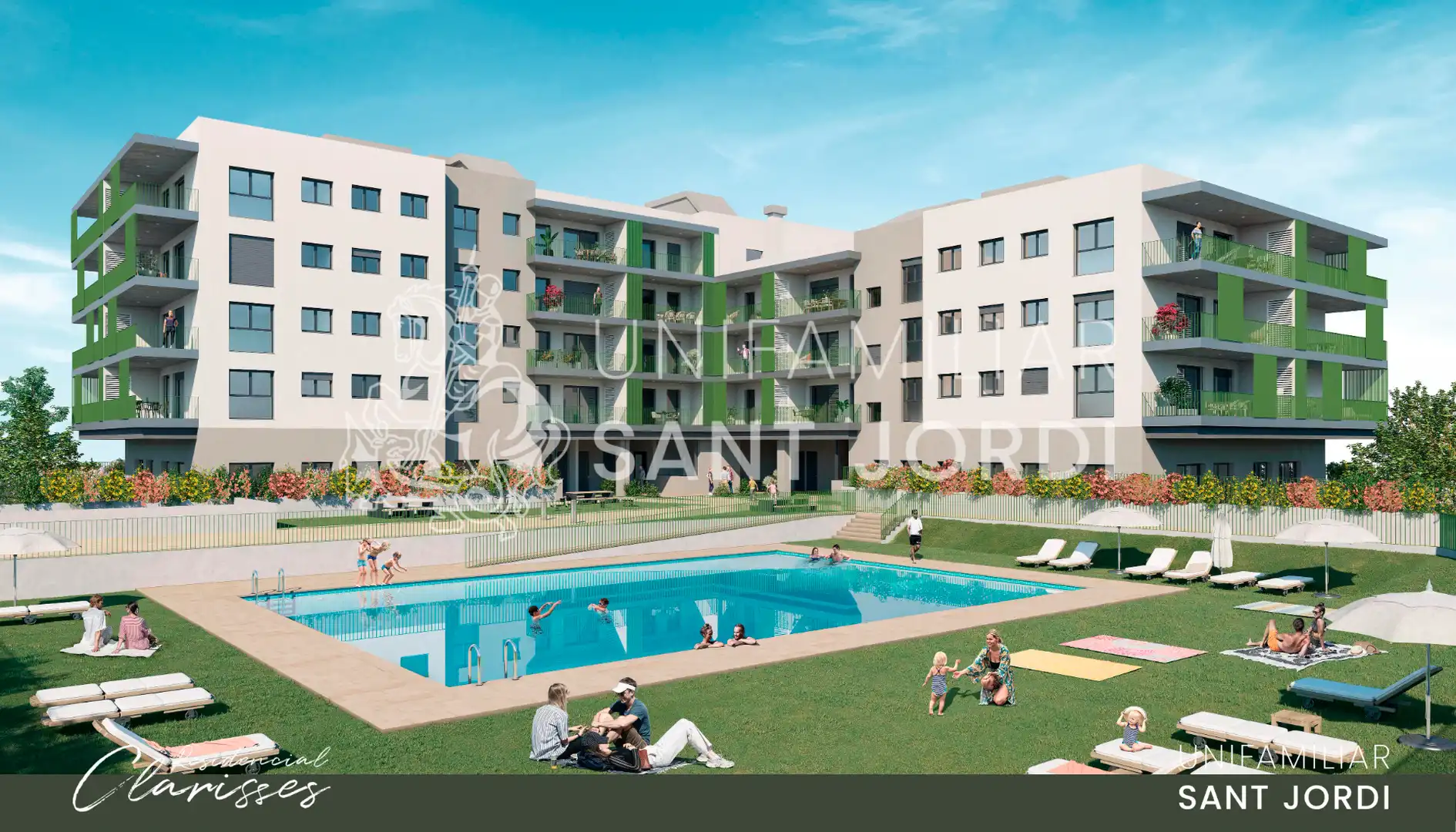 Appartamento di nuova costruzione con piscina in vendita a Ponent, imagen 3