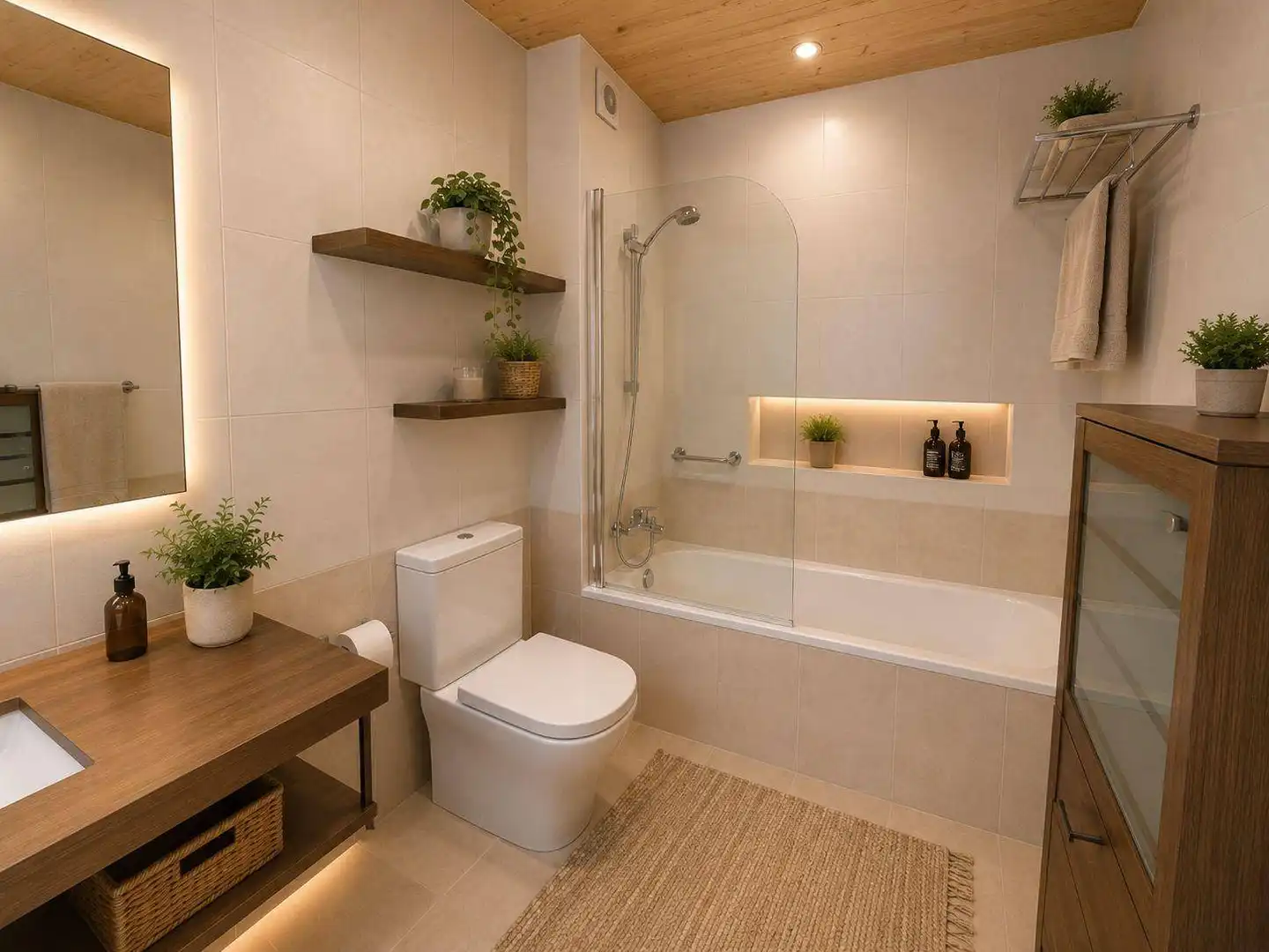 Baño de Casa adosada en venta en Argentona con Aire acondicionado, Calefacción y Terraza
