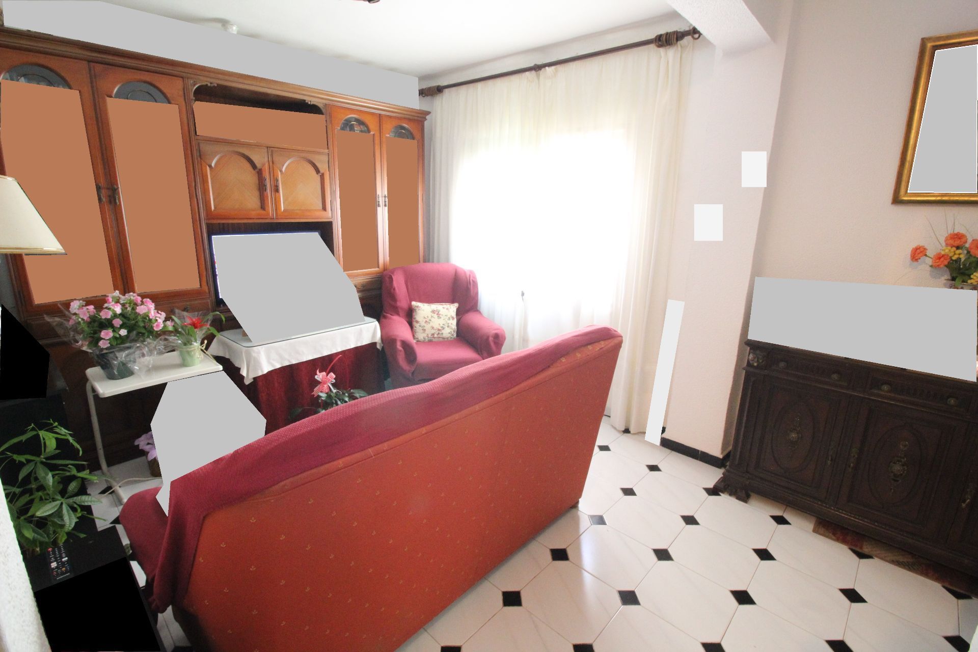 Bedroom of Flat for sale in Málaga Capital