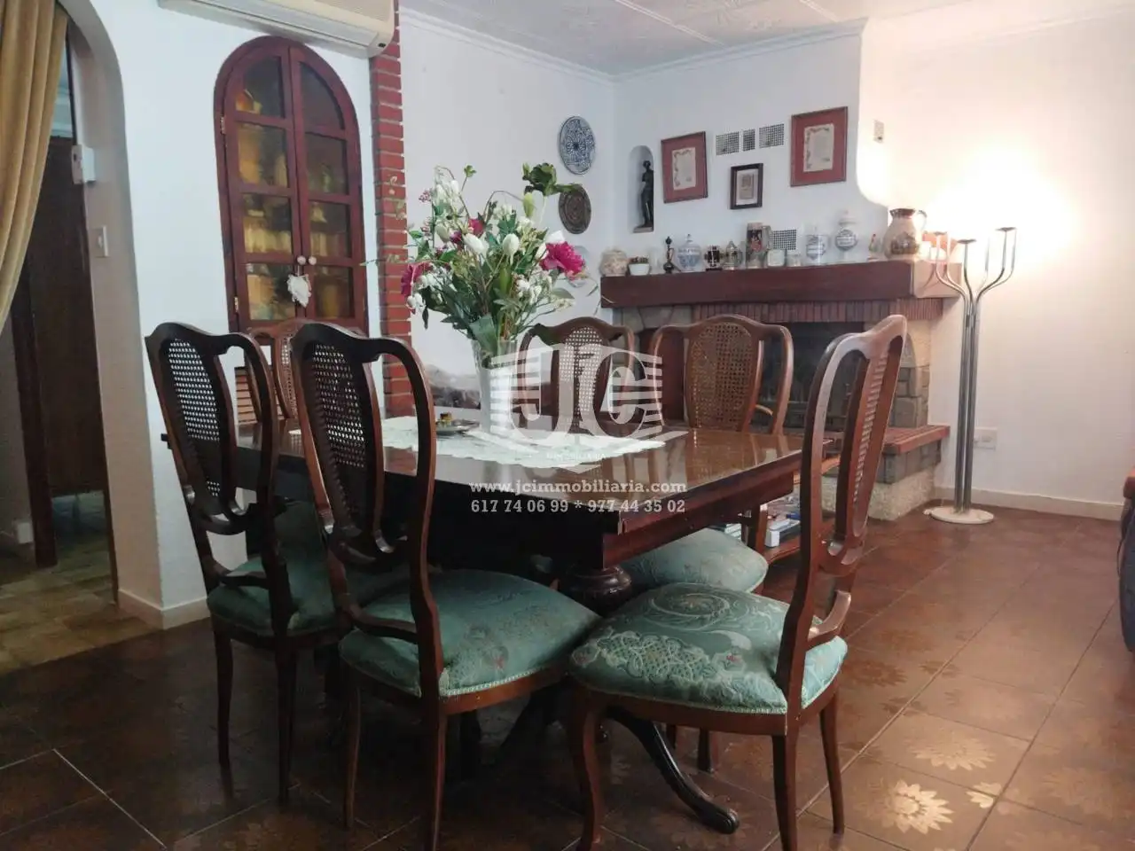 Comedor de Casa o chalet en venta en Tivenys con Aire acondicionado, Jardín privado y Terraza