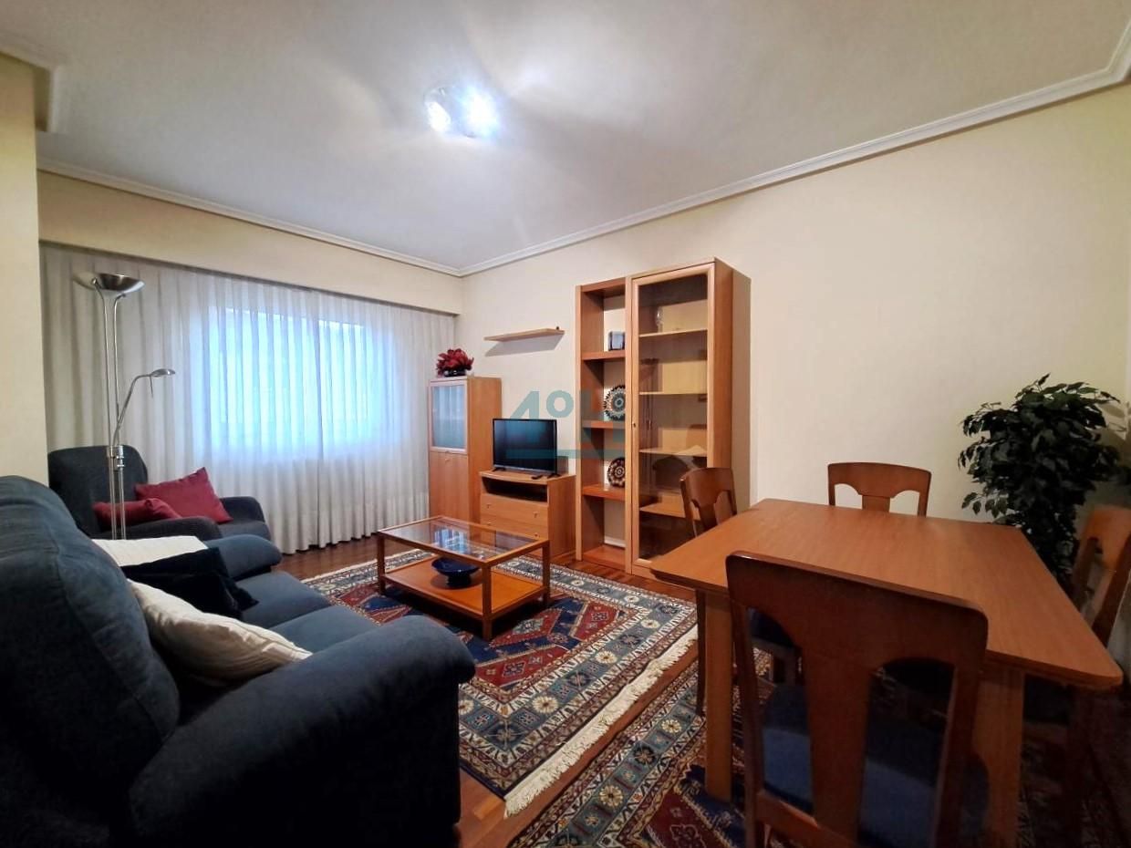 Sala d'estar de Apartament de lloguer en Ourense Capital  amb Calefacció, Parquet i Traster