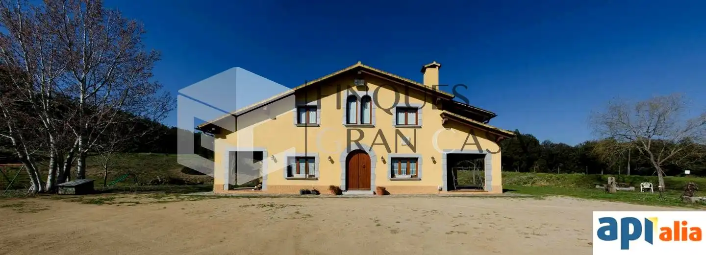 Außenansicht von Country house zum Verkauf in Sant Antoni de Vilamajor mit Privatgarten, Parkett und Terrasse