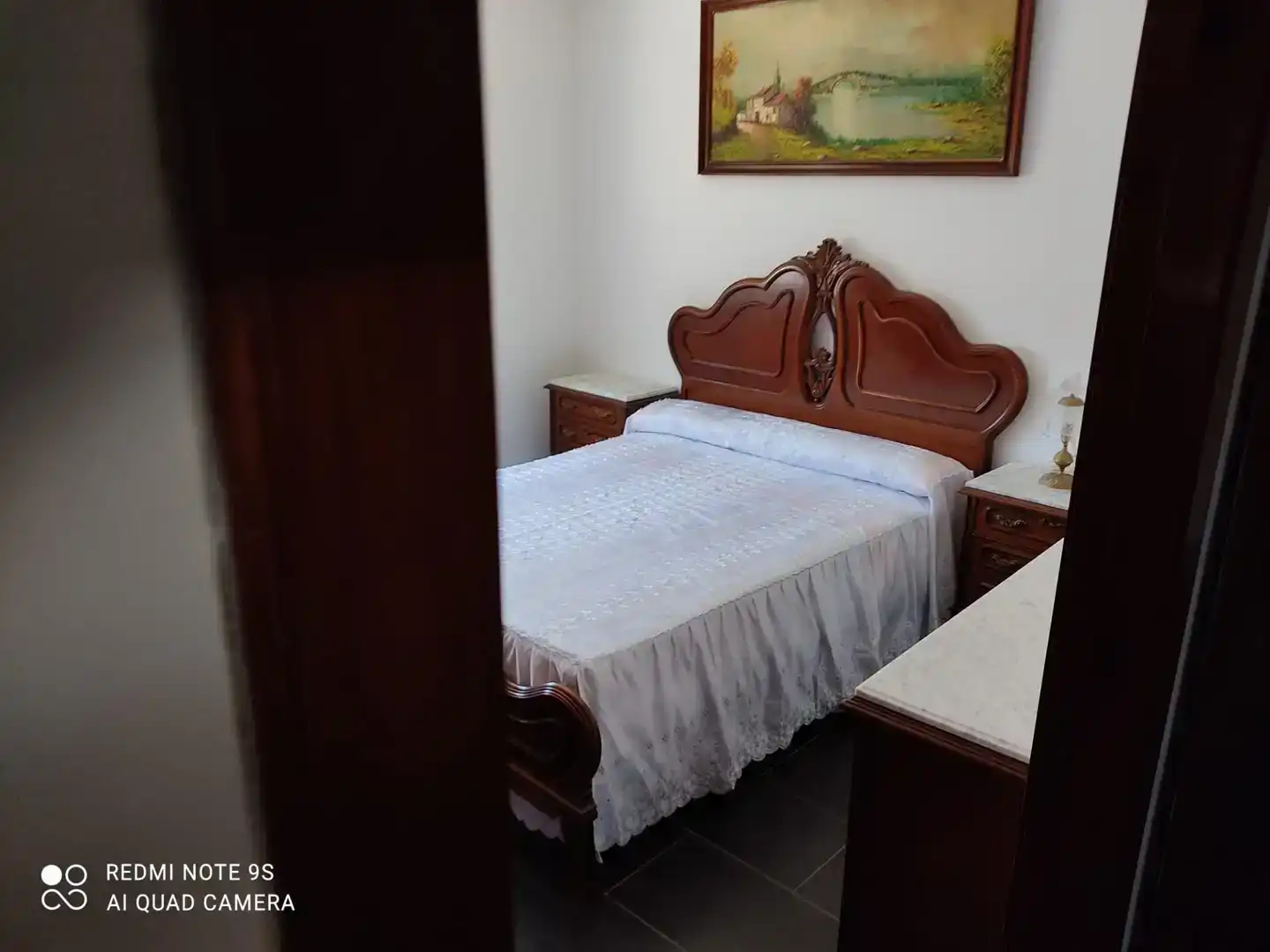 Schlafzimmer von Wohnung zur Miete in Carnota mit Möbliert, Ofen und Waschmaschine