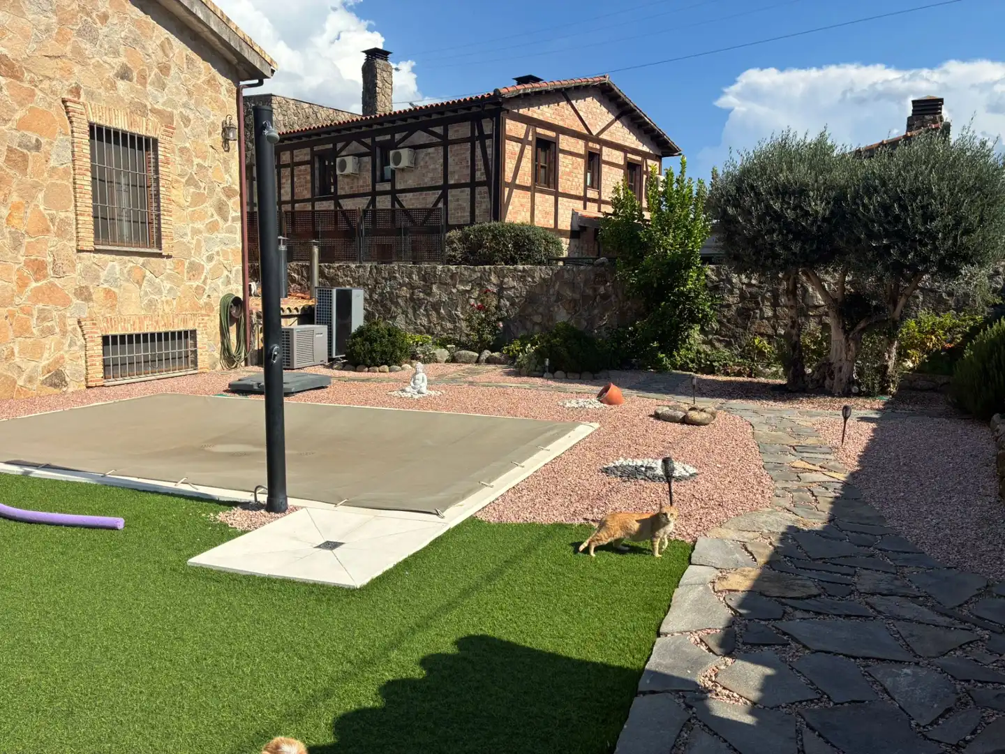 Terraza de Finca rústica en venta en Cabezuela del Valle con Calefacción, Jardín privado y Terraza