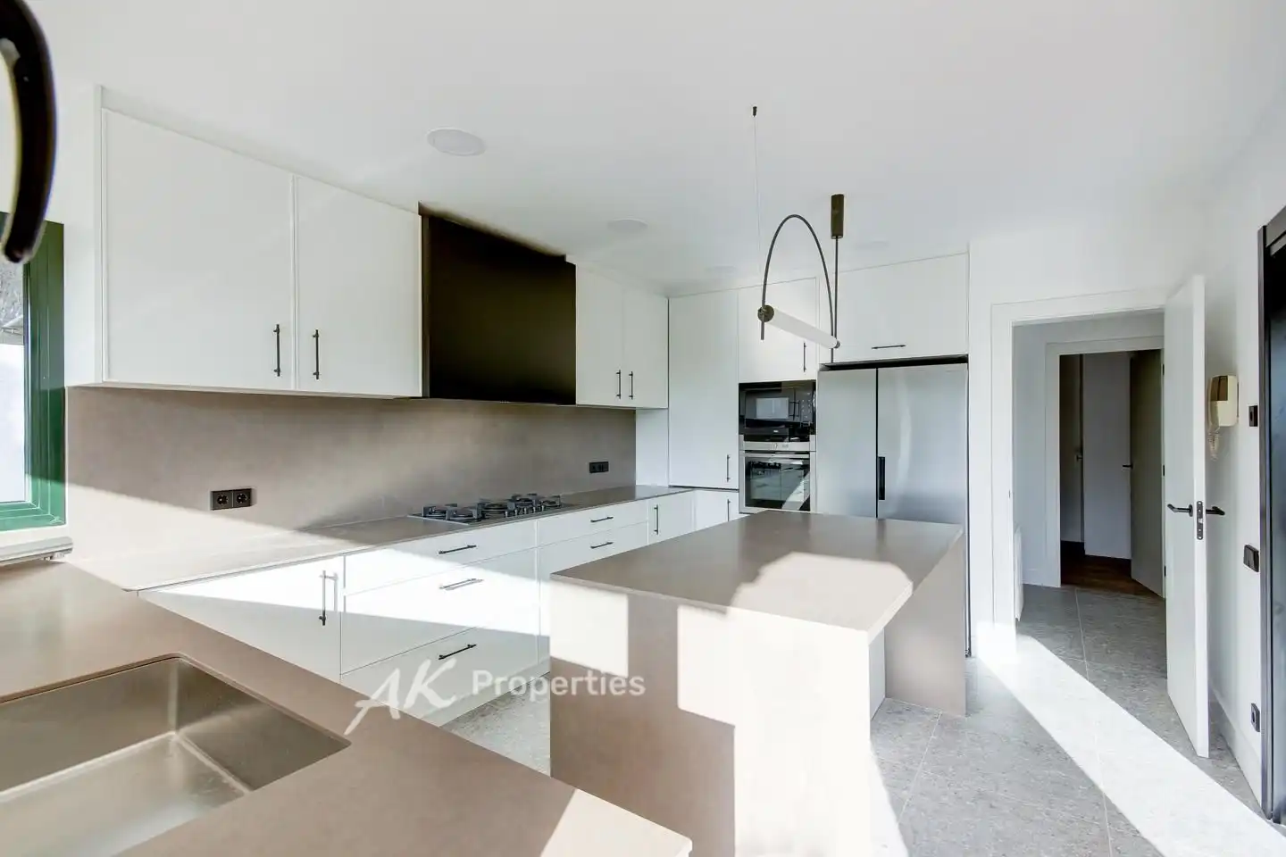 Küche von Haus oder Chalet zur Miete in Castelldefels mit Klimaanlage, Privatgarten und Terrasse