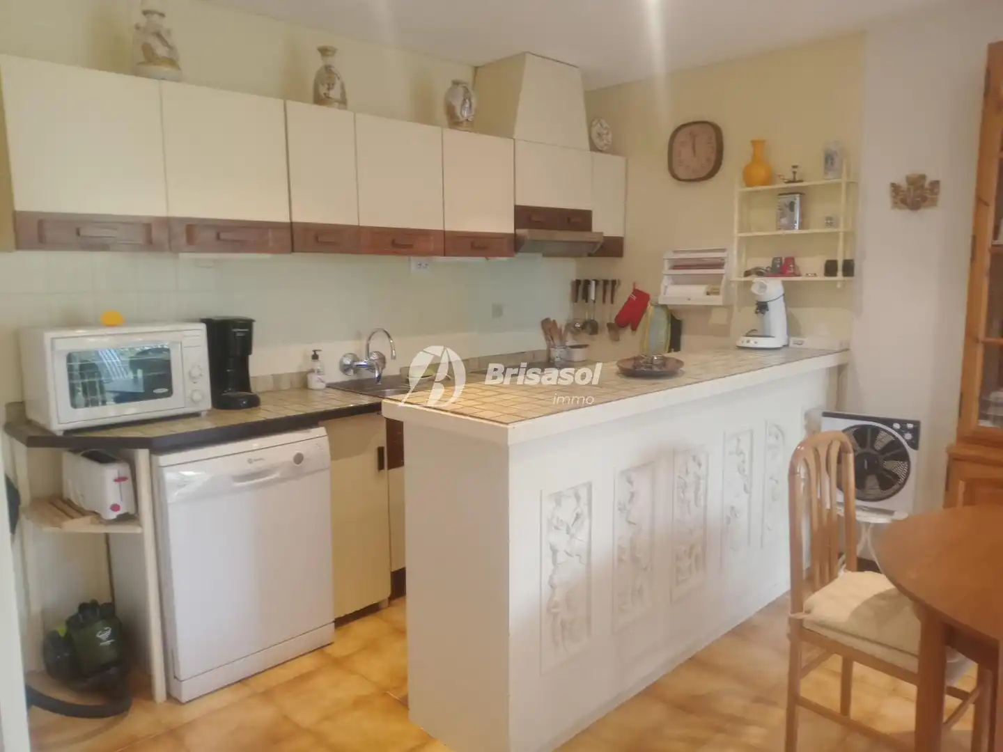 Küche von Wohnung zum Verkauf in Cambrils mit Klimaanlage, Heizung und Balkon