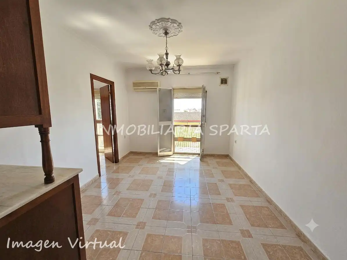 Sala de estar de Casa adosada en venta en Santiponce con Terraza, Trastero y Balcón