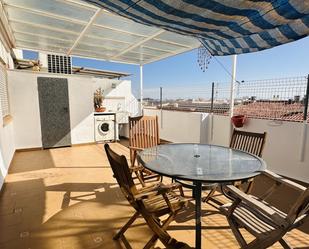 Terrace of Flat to rent in Rafelbuñol / Rafelbunyol  with Air Conditioner, Terrace and Storage room