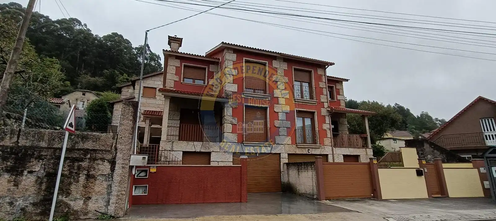 Vista exterior de Casa adosada en venta en Moaña