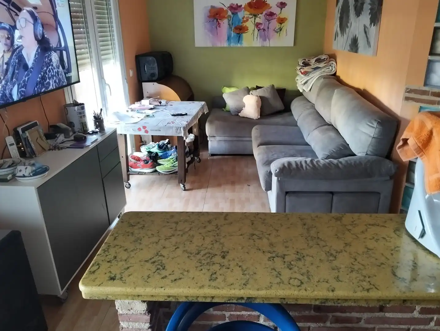 Sala de estar de Ático en venta en Plasencia con Amueblado
