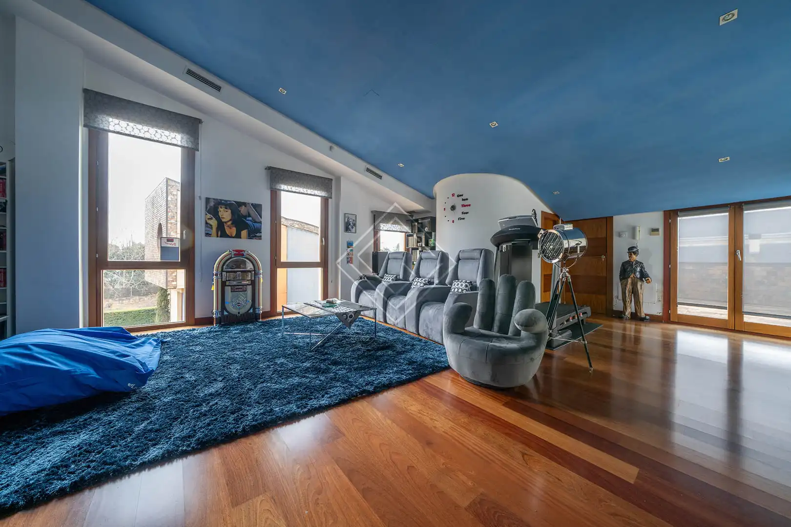 Sala de estar de Casa o chalet en venta en Madrid con Aire acondicionado, Jardín privado y Terraza